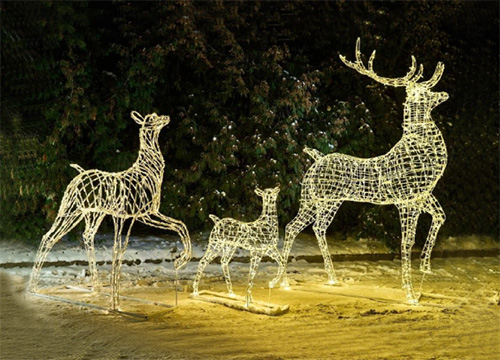 Светодиодные фигуры животных во Владимире